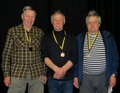Pilkki, M a75v, 2. Heikki Pukkila, 1. Raimo Kontinen, 3. Seppo Toroskainen.