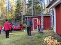 Tikanheitto, tulosten kirjaajana Jouko Muhonen.