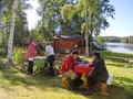Ahosten mökillä Juvalla