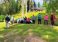 Kirjuri Jouko Muhonen heittää