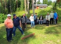Veijo Paavilainen heittovuorossa.