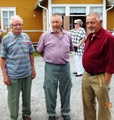 Kimmo Mikkanen, Lauri Myyryläinen, Veikko Jokinen, taustalla Helka Parkkonen.
