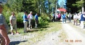 Mölkkypeliä.