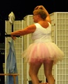 Ballerina tanssia.
